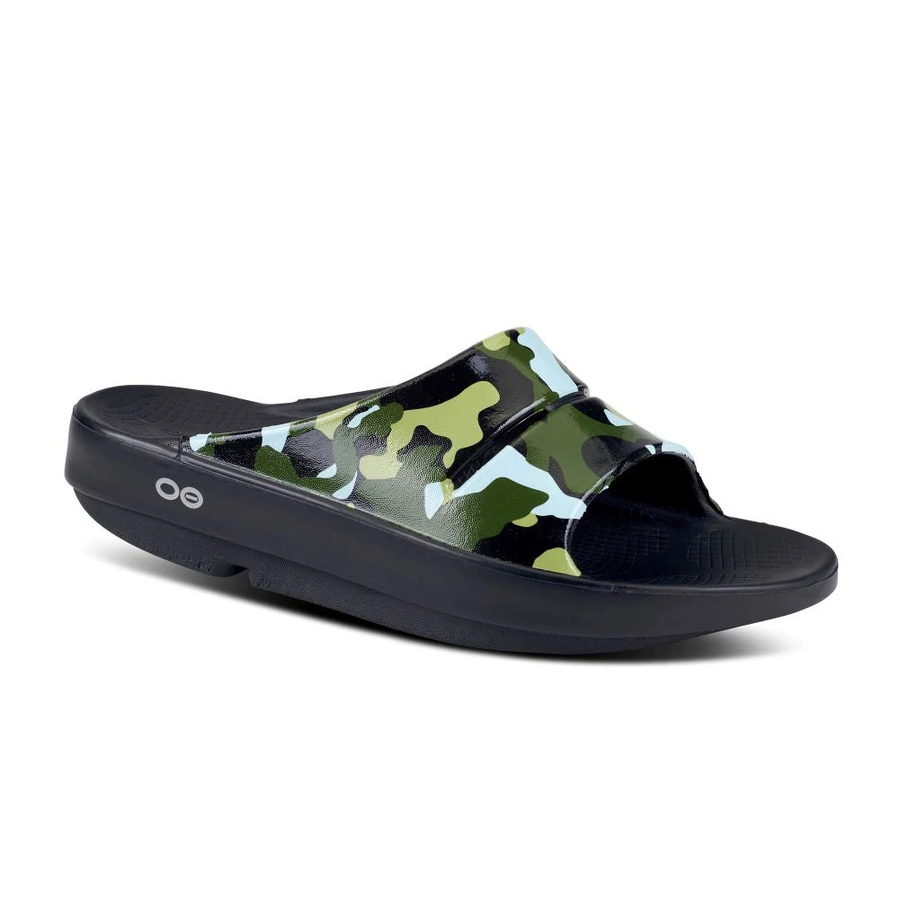 'OOFOS' Women's OOahh Slide Limited Edition - Jungle Camo - Image 6