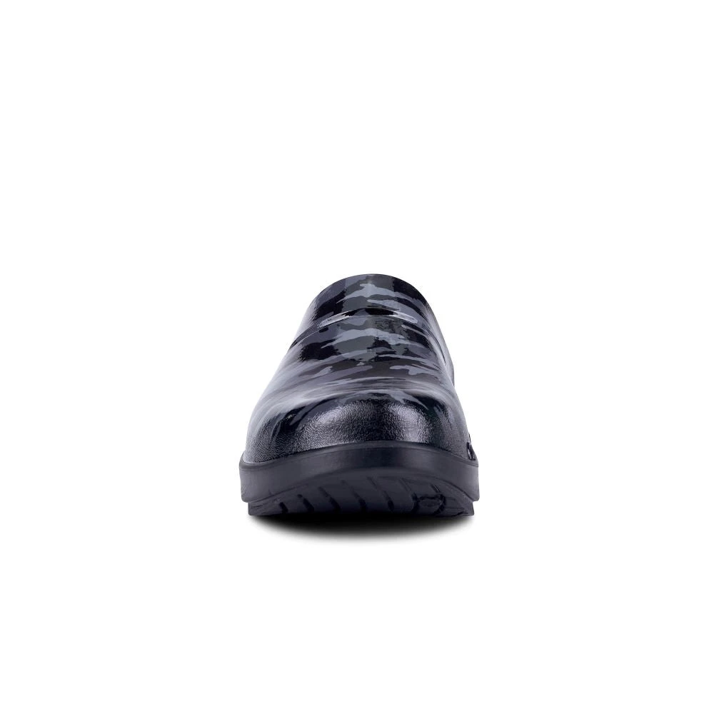 'OOFOS' Women's OOcloog Luxe Pixel Clog - Black / Camo - Image 4
