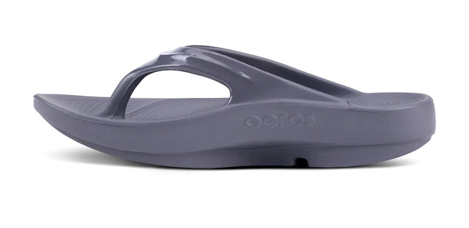 'OOFOS' Women's OOlala Luxe Thong - Slate - Image 6