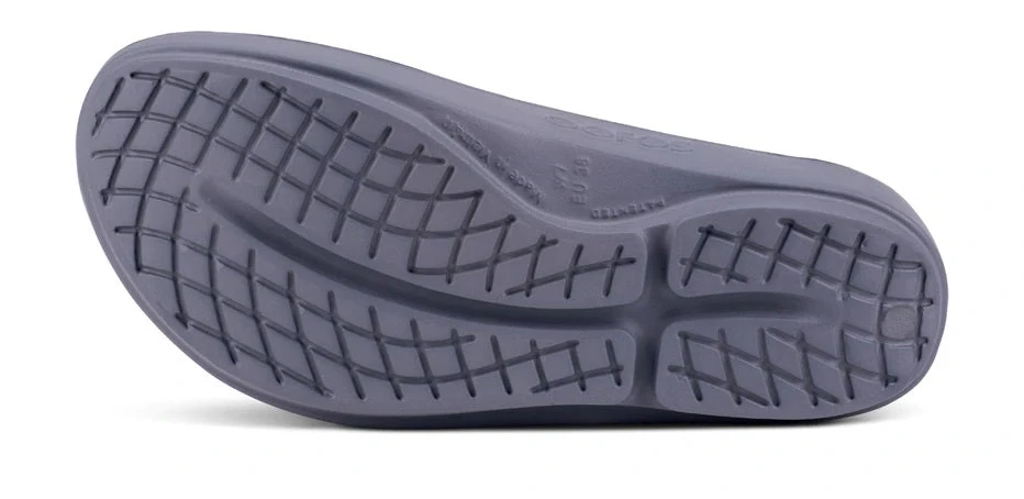 'OOFOS' Women's OOlala Luxe Thong - Slate - Image 3