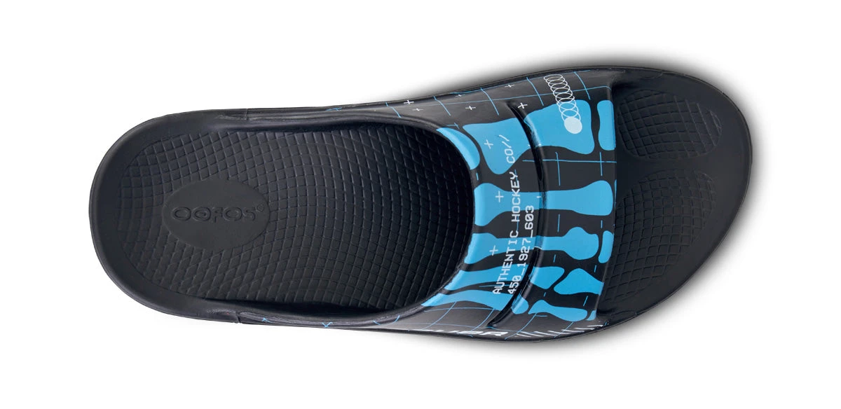 BAUER/OOFOS Women's OOahh Limited Slide Sandal – Bauer Skeleton - Image 9