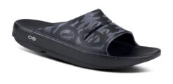 OOfos Men's OOahh Sport Slide Sandal - Black Camo
