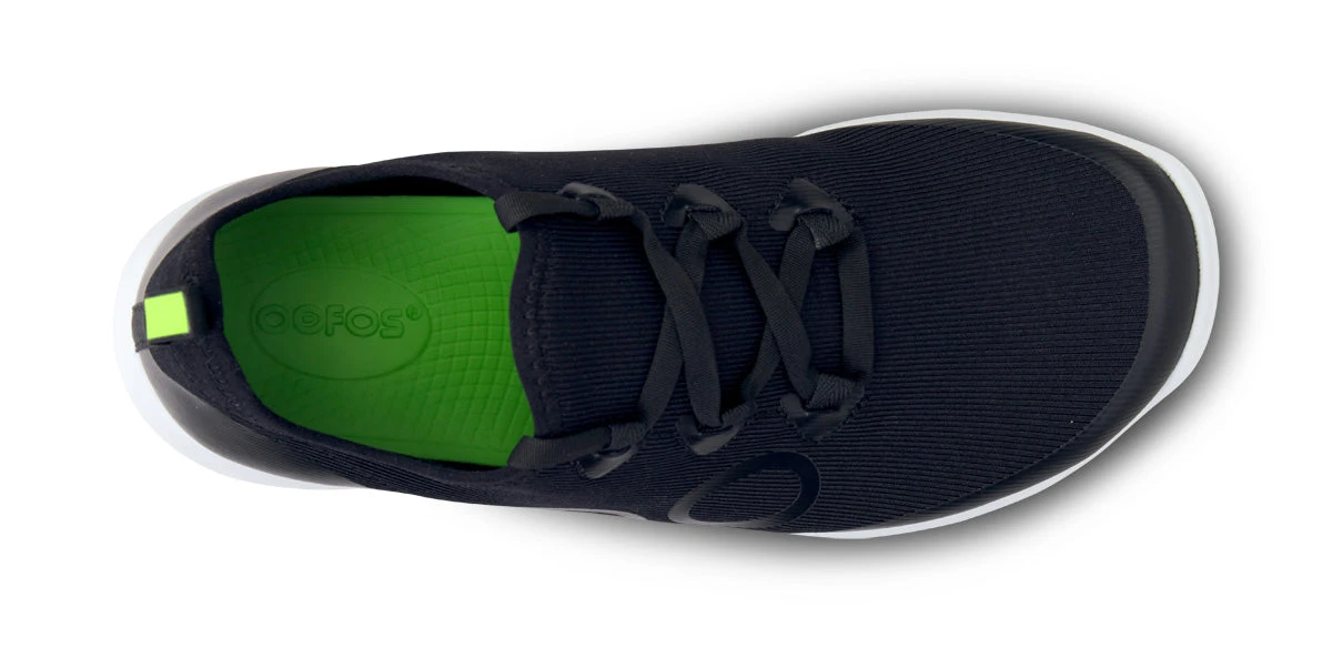 OOfos Women's OOmg Sport LS Low Shoe - White Black - Image 9