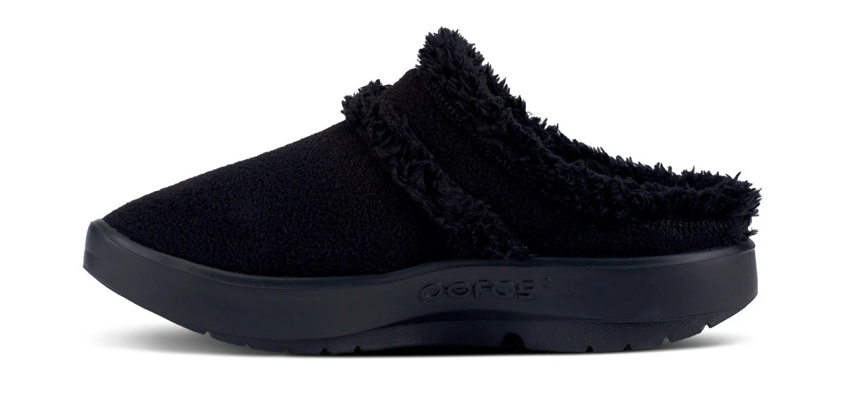 OOfos Women's OOcoozie Mule Shoe - Black - Image 7