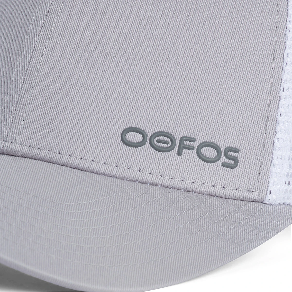 OOfos OOsnap Cap Unisex - White Gray - Image 5