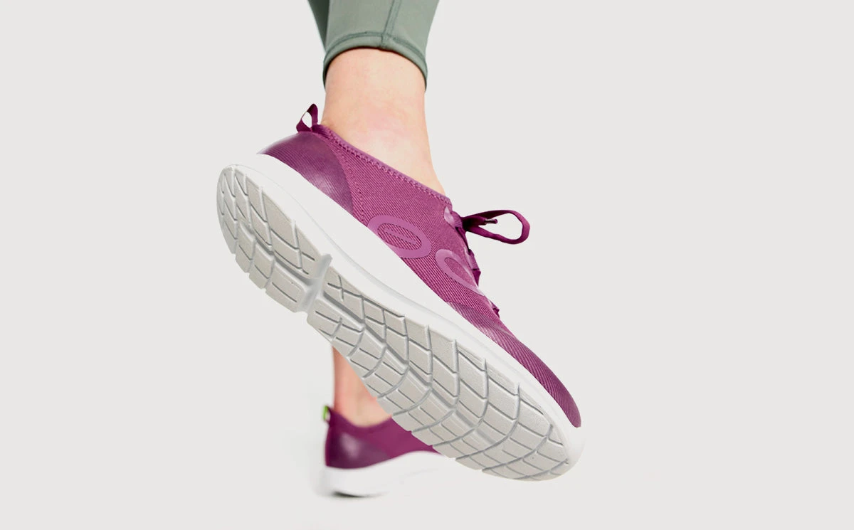 OOfos Women's OOmg Sport LS Low Shoe - Plum - Image 5