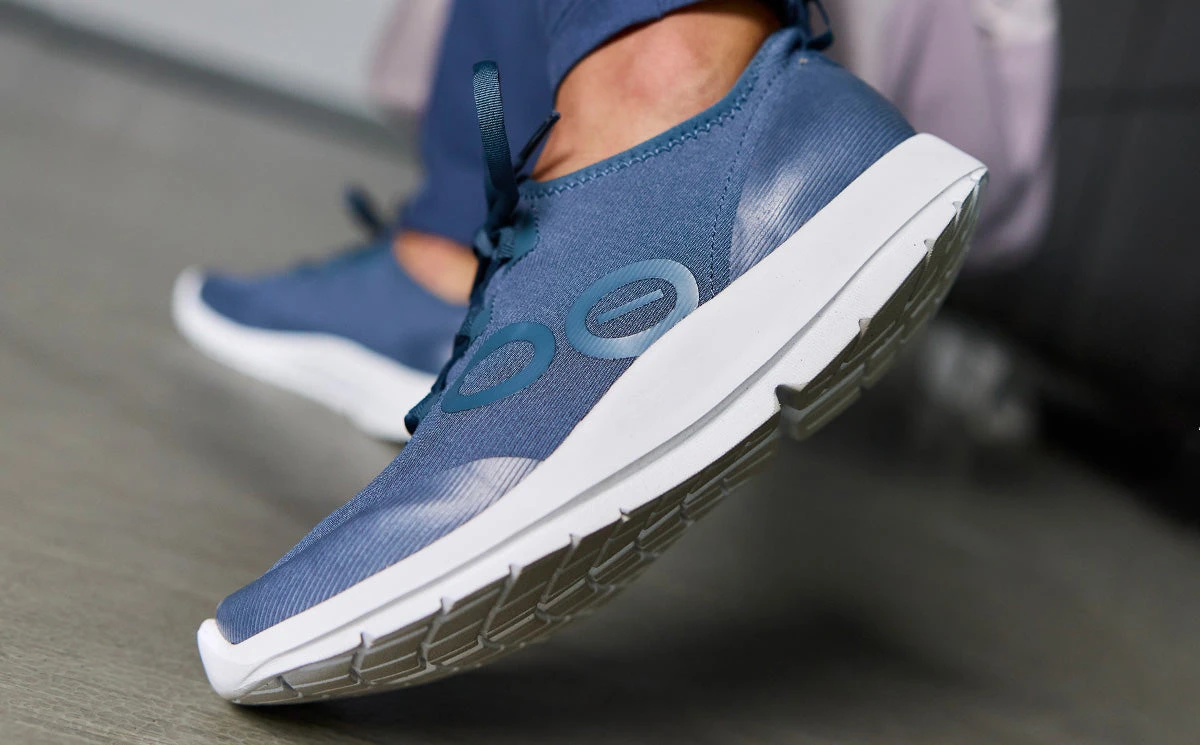 OOfos Women's OOmg Sport LS Low Shoe - Moroccan Blue - Image 4